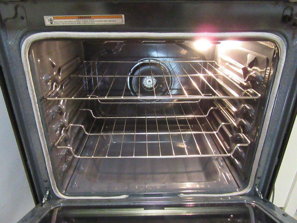 MAYTAG ELECTRIC STAINLESS STEEL STOVE