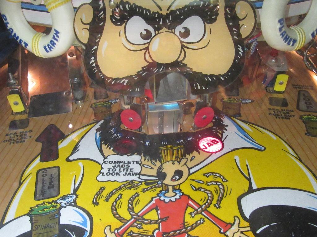 POPEYE SAVES THE EARTH PINBALL MACHINE