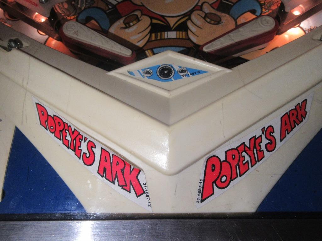 POPEYE SAVES THE EARTH PINBALL MACHINE