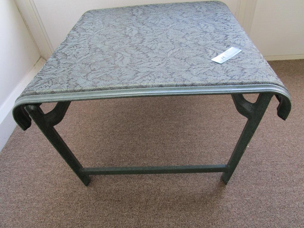 FABRIC FOOTSTOOL OR TABLE