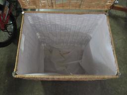 WICKER LAUNDRY BASKET