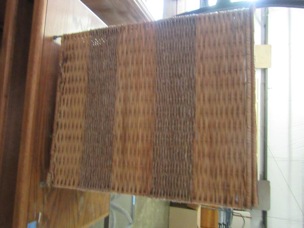 WICKER LAUNDRY BASKET