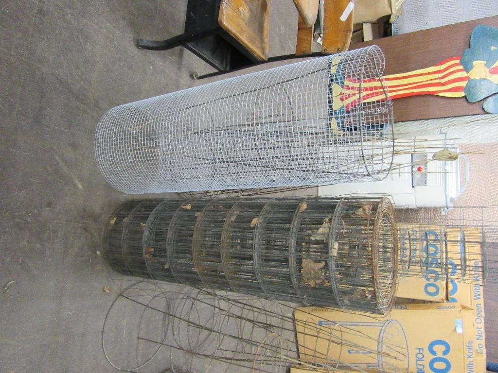 TOMATO CAGES AND FENCING FOR GARDEN