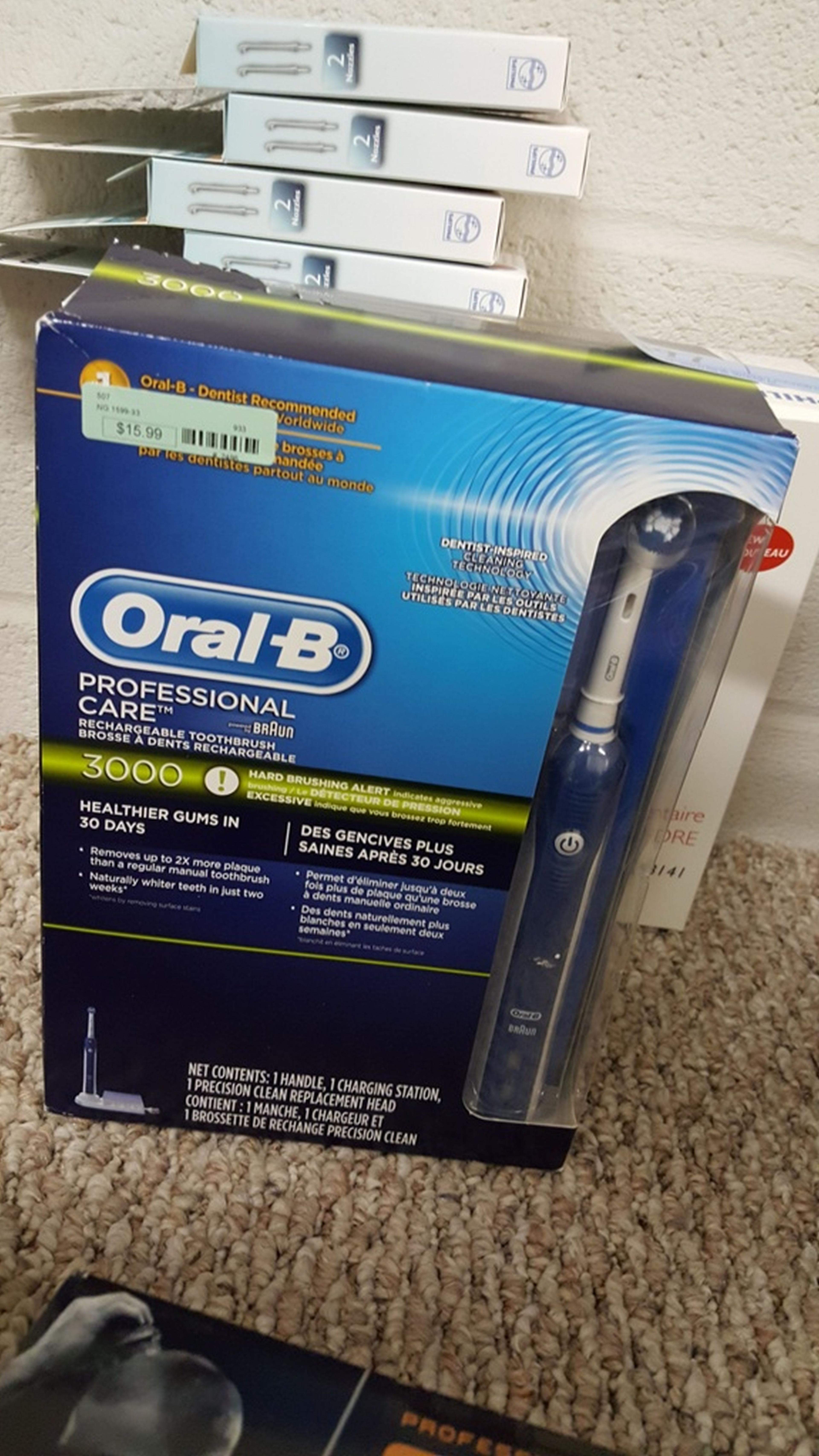 SONICARE AIRFLOSS AND ORAL B PROFESSIONAL CARE