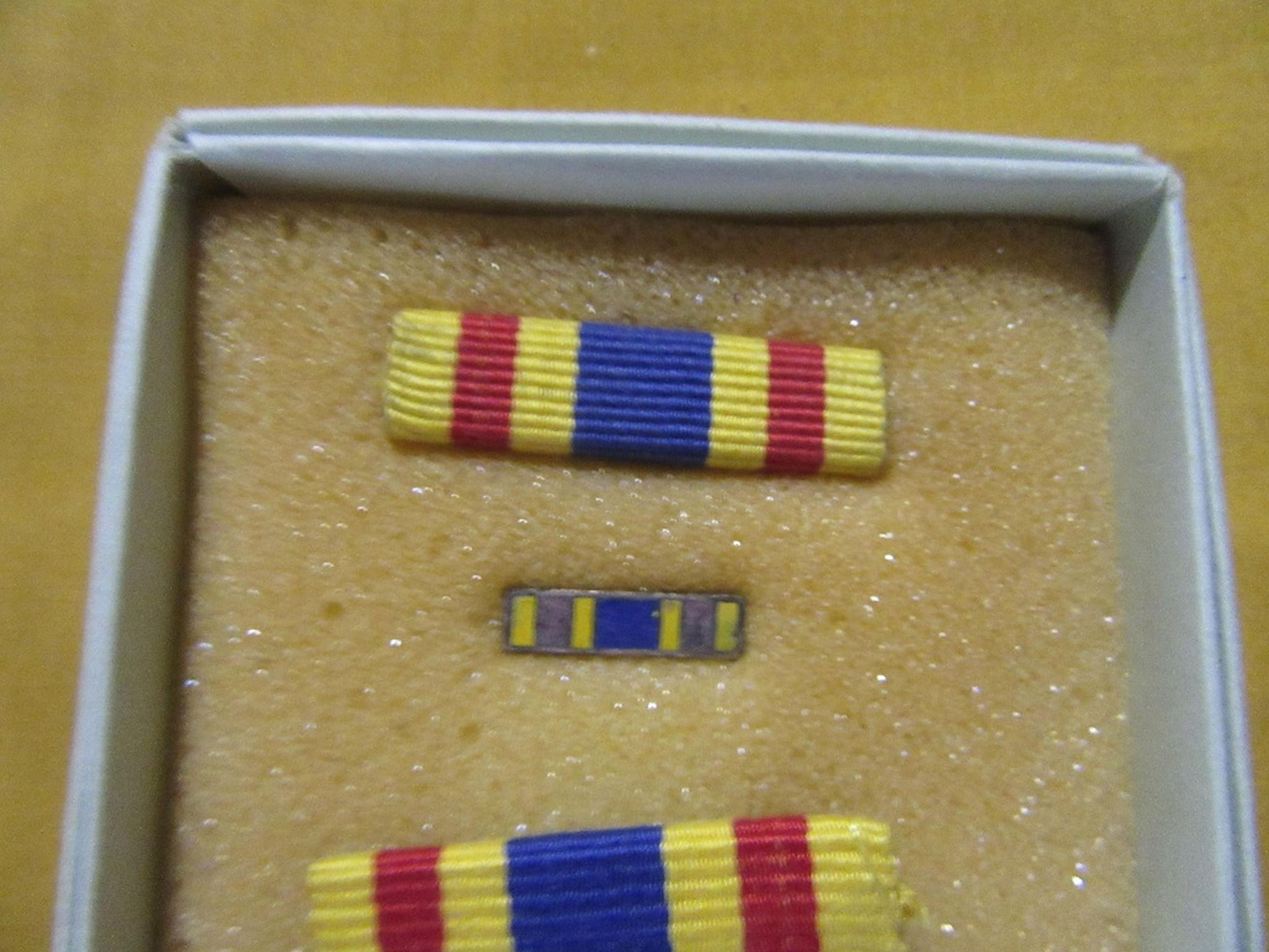 SERVICE IN VIETNAM RIBBON AND PINS