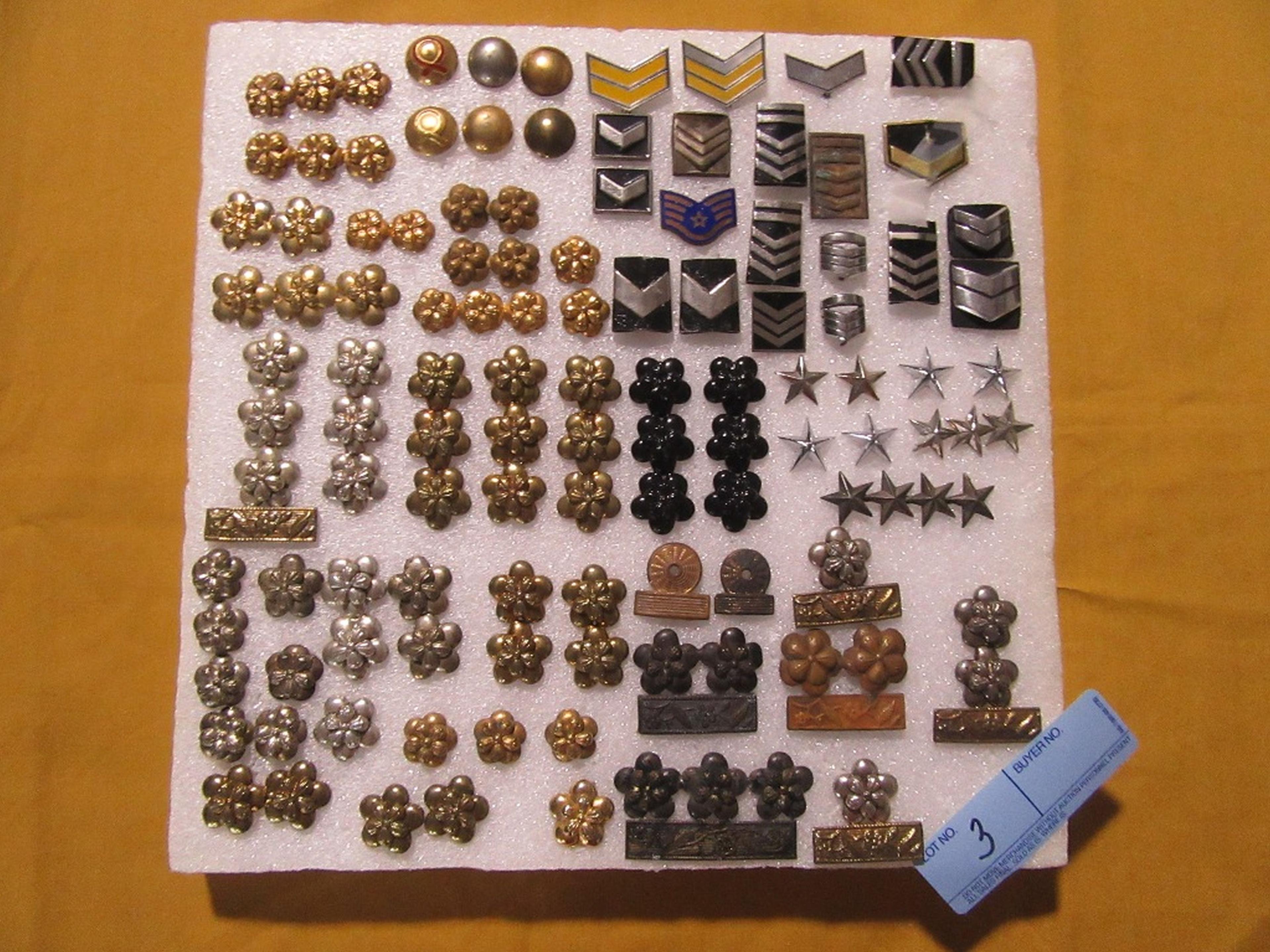 MILITARY UNIFORM PINS / BUTTONS