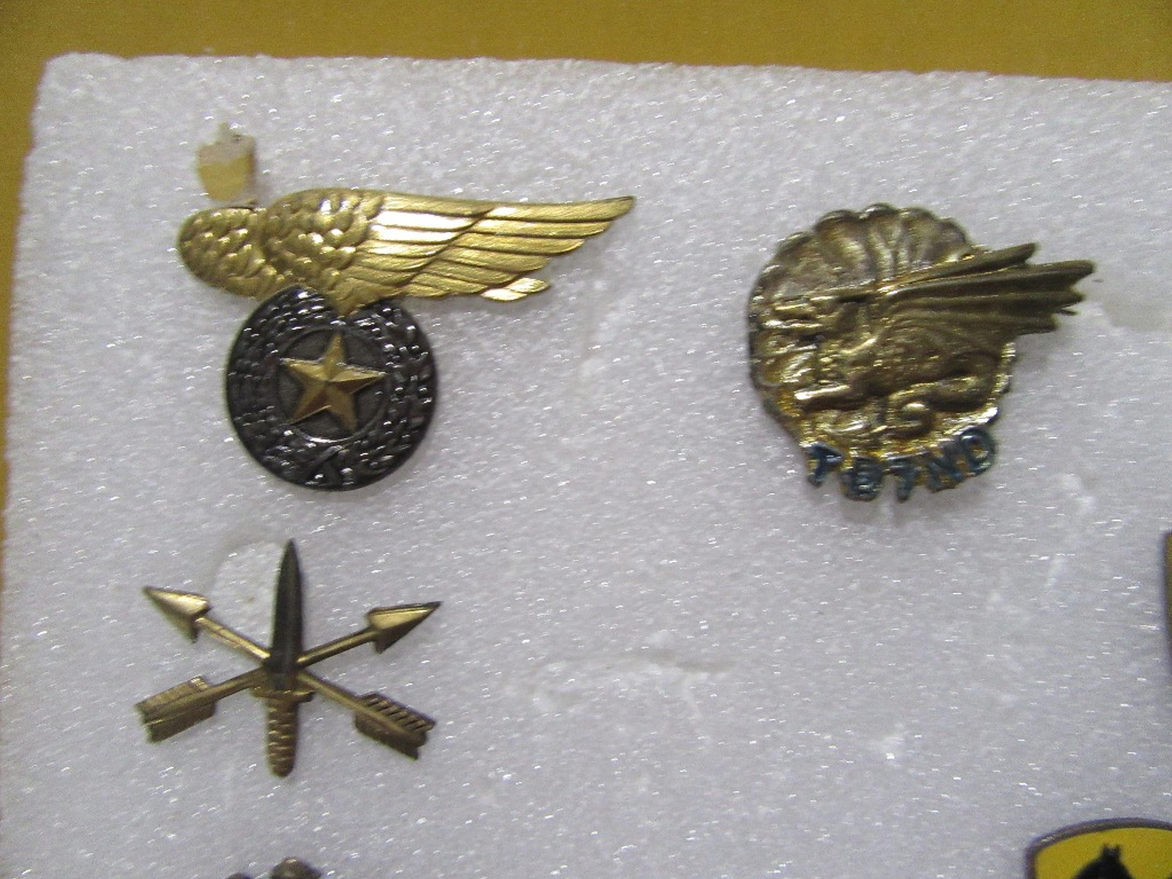 MILITARY PINS. SOME FOREIGN.