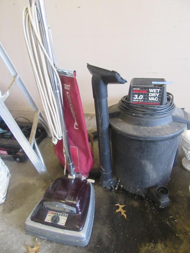 CRAFTSMAN SHOP VAC & EUREKA SWEEPER