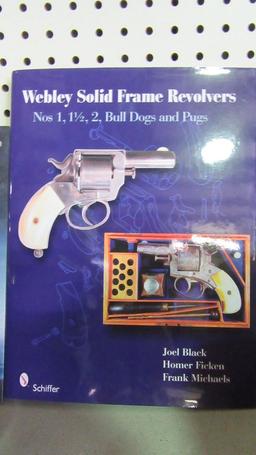 2 WEBLEY SOLID FRAME REVOLVER BOOKS BY SCHIFFER