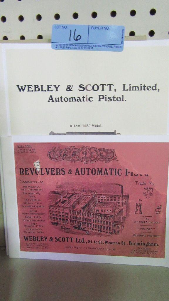 ASSORTMENT OF WEBLEY REVOLVER BOOKS