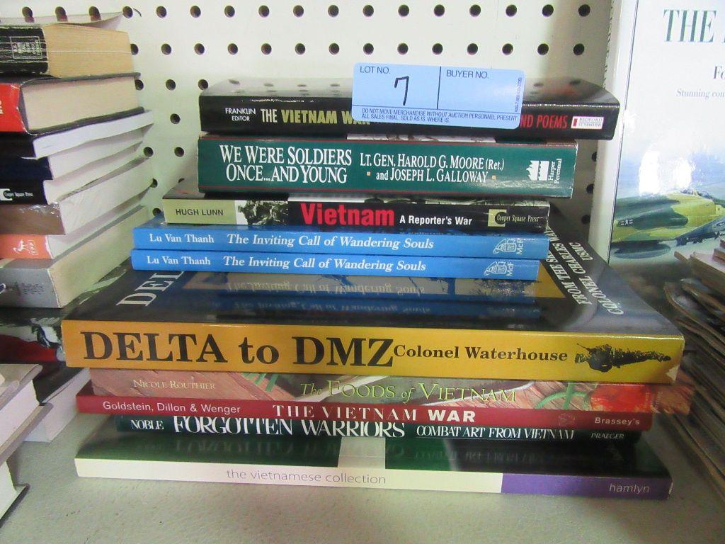 ASSORTMENT OF VIETNAM WAR BOOKS