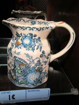 MASON'S POTTERY PITCHER