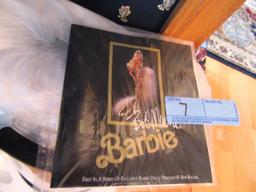 BOB MACKIE BARBIE DOLL IN GOLD DRESS AND CASE