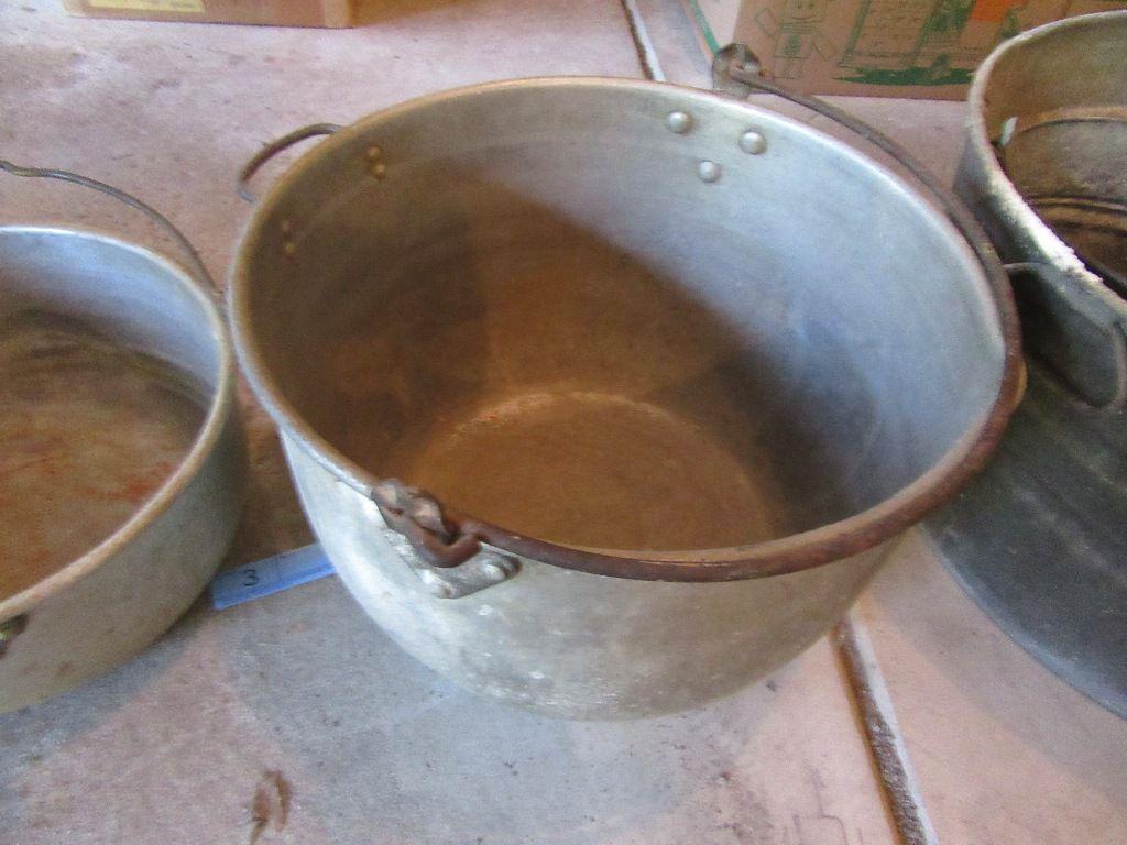 2 ALUMINUM PAILS