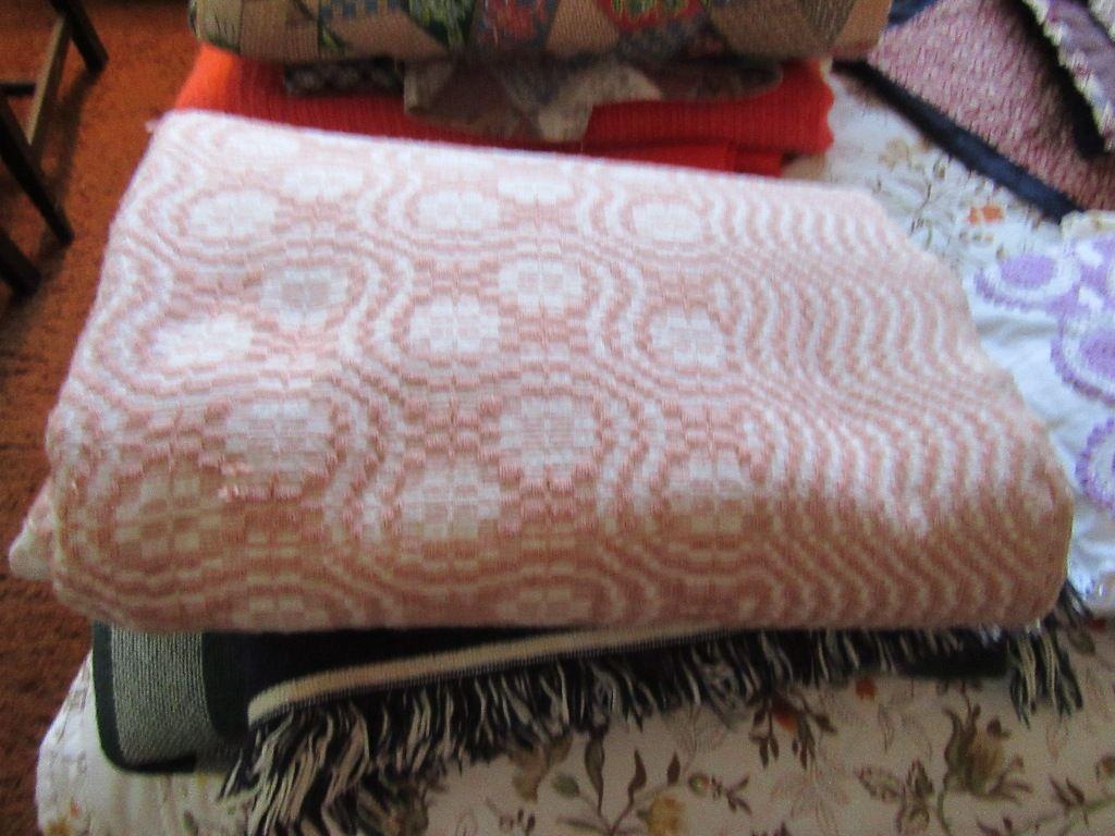 ASSORTED BLANKETS, QUILTS, SHEETS, ETC