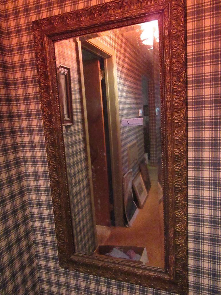 LARGE FRAMED HALL MIRROR