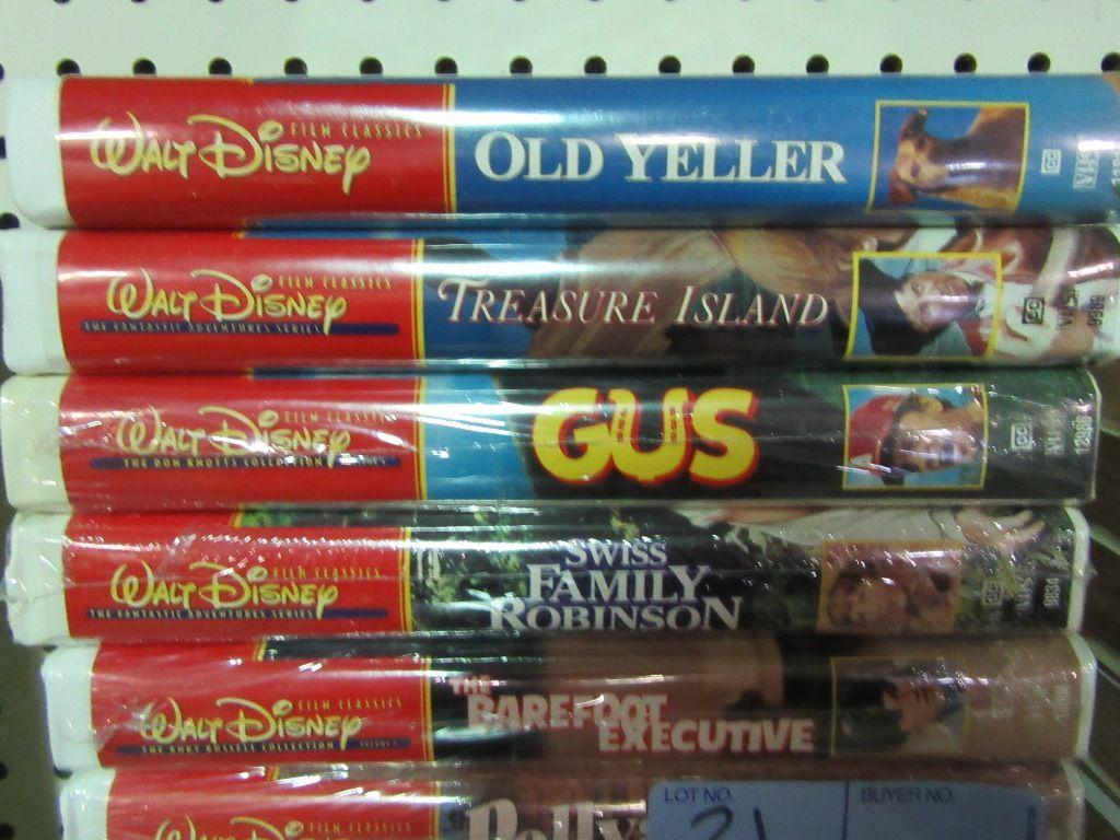 11 WALT DISNEY VHS TAPES