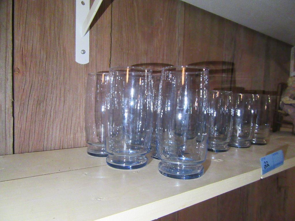 SET OF WATER AND JUICE GLASSES