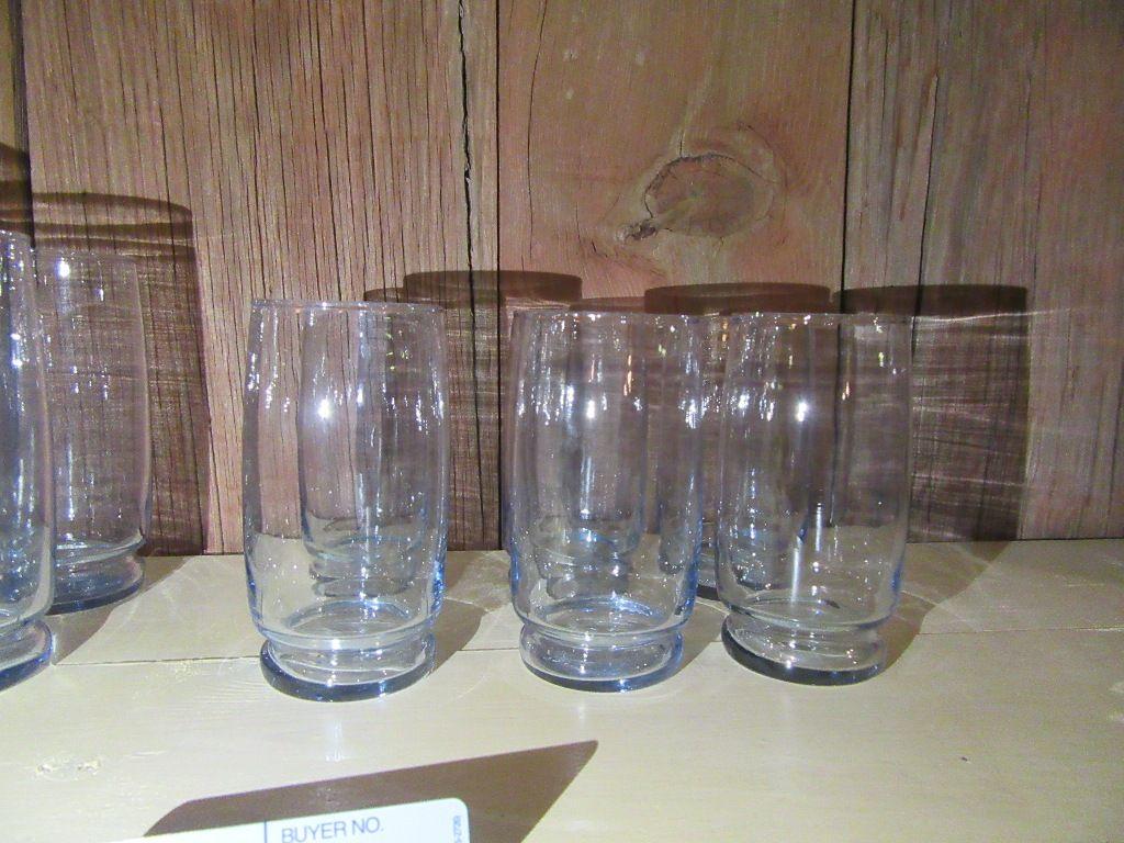 SET OF WATER AND JUICE GLASSES