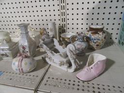 ASSORTED CERAMICS INCLUDING LENOX CINDERELLA PITCHER