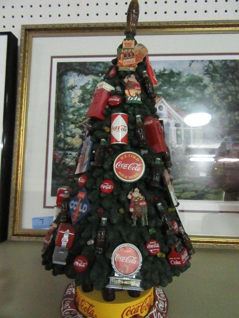 LIGHT UP COCA-COLA CHRISTMAS TREE