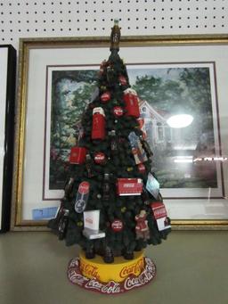 LIGHT UP COCA-COLA CHRISTMAS TREE