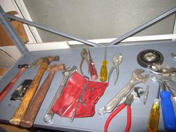 HAMMERS, PLIERS, CRESCENT WRENCHES, SCREWDRIVERS, AND ETC