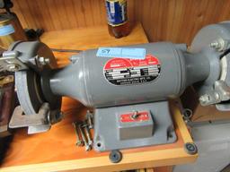 DAYTON THREE HORSEPOWER BENCH GRINDER