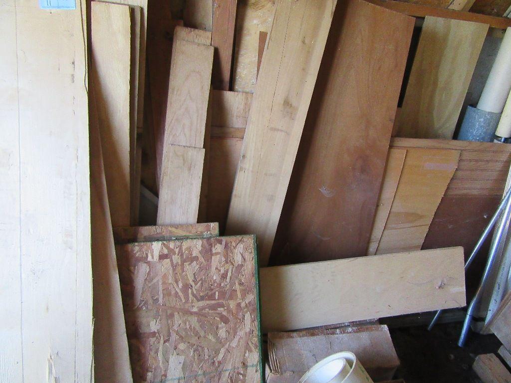 ASSORTED WOOD BOARDS & WOOD