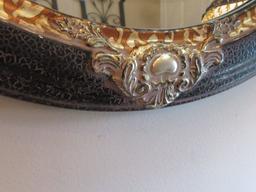 DECORATIVE OVAL MIRROR