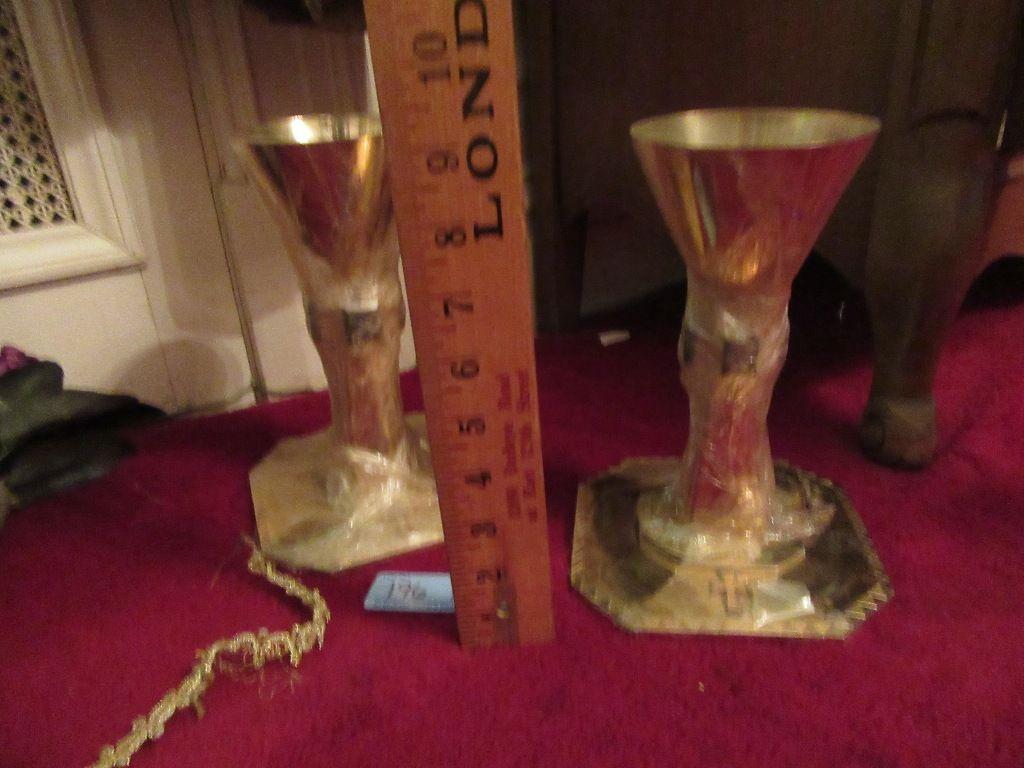 2 STERLING COMMUNION CUPS 950