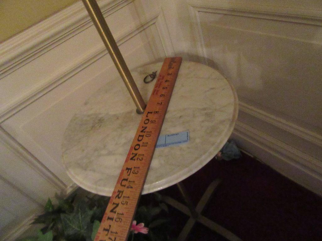 MARBLE TABLE FLOOR LAMP