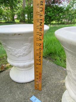 PAIR OF CERAMIC PLANTERS