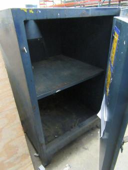 WILRAY METAL FLAMMABLE STORAGE CABINET
