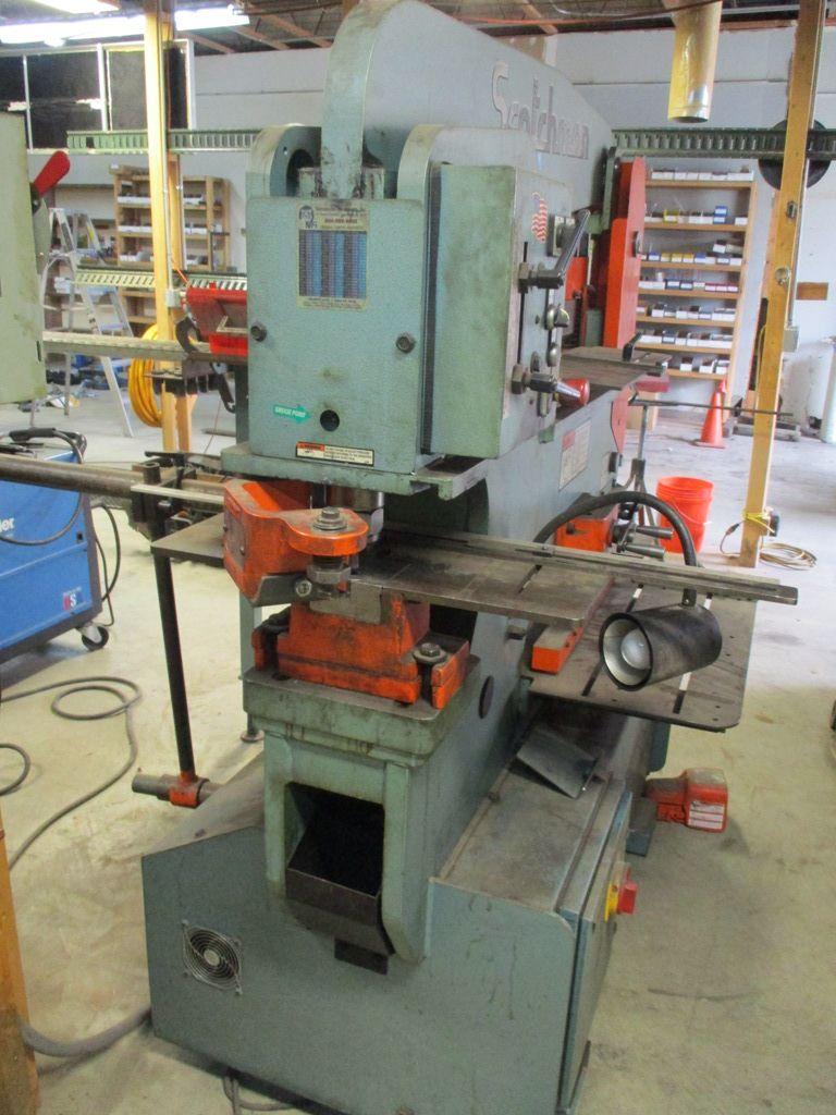 SCOTCHMAN IRONWORKER MODEL DUAL OPERATOR 70110 WITH ACCESSORIES