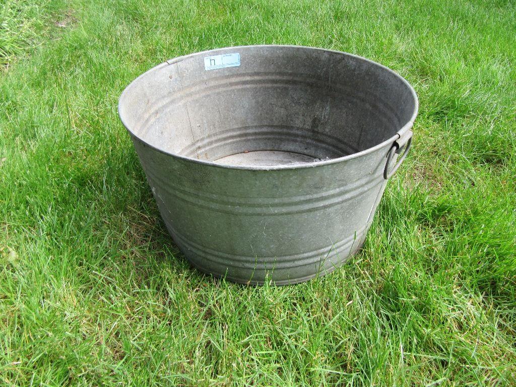 METAL WASH TUB