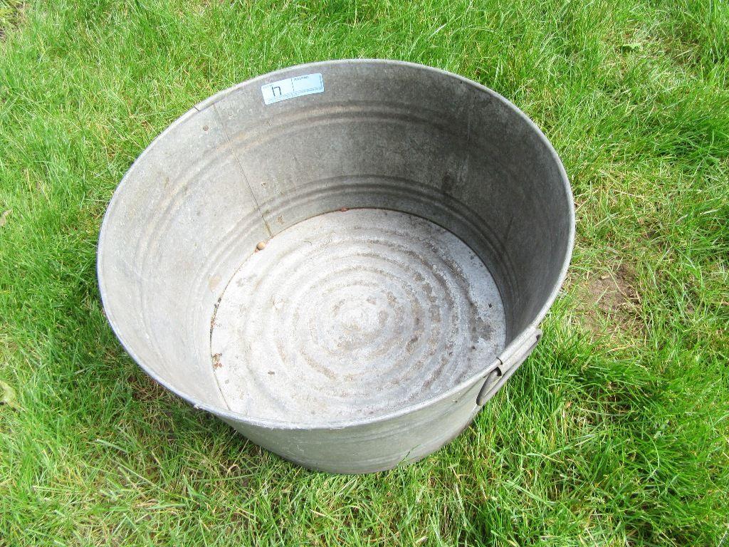 METAL WASH TUB