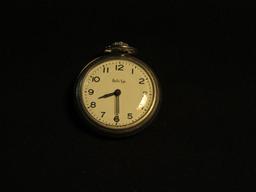 WESTCLOX BULL'S EYE POCKET WATCH MADE IN USA