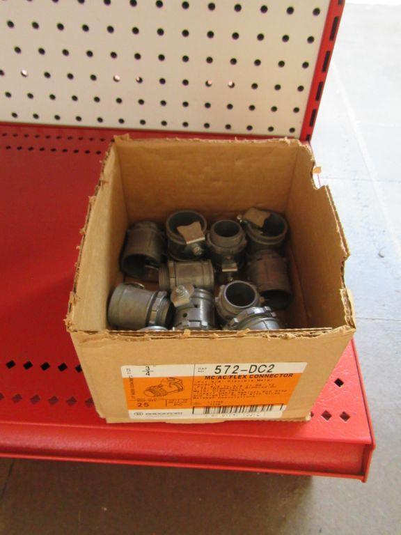 CONDUIT CONNECTORS, DRY CONNECTORS, AND SHELF