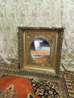 GOLD EMBELLISHED FRAMED WALL MIRROR