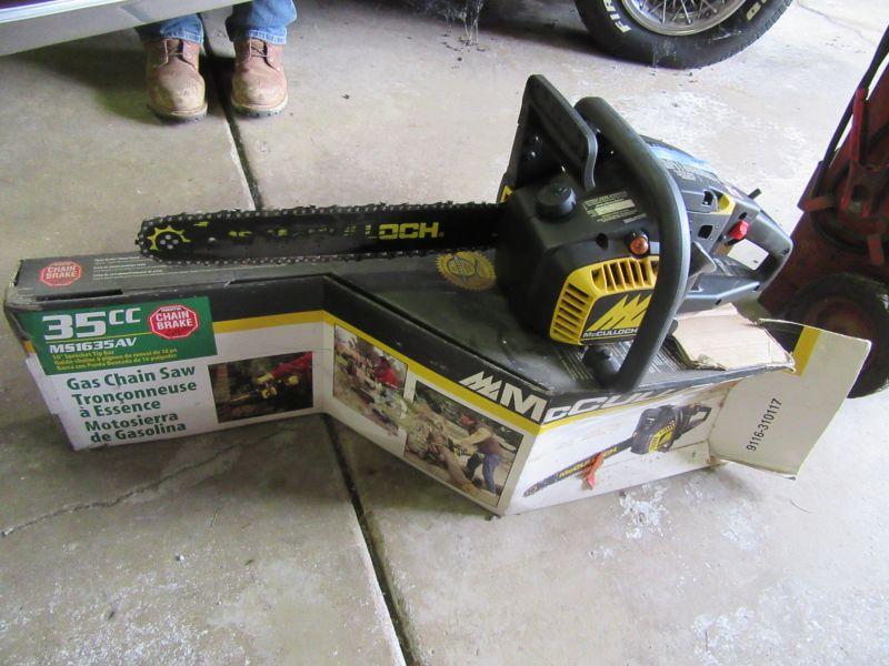 MCCULLOUGH CHAINSAW MODEL MS1635AV