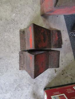 METAL CAR RAMPS AND WHEEL CHOCKS