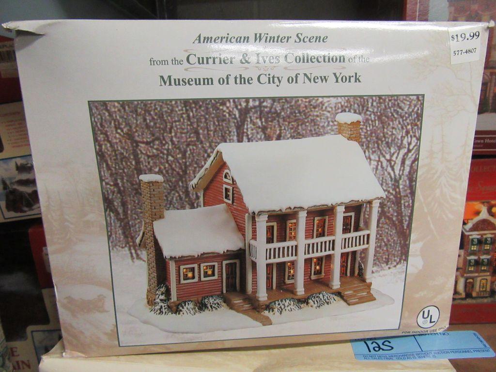 2 AMERICAN WINTER SCENES AND 1 EARLY WINTER FROM THE  CURRIER AND IVES COLL