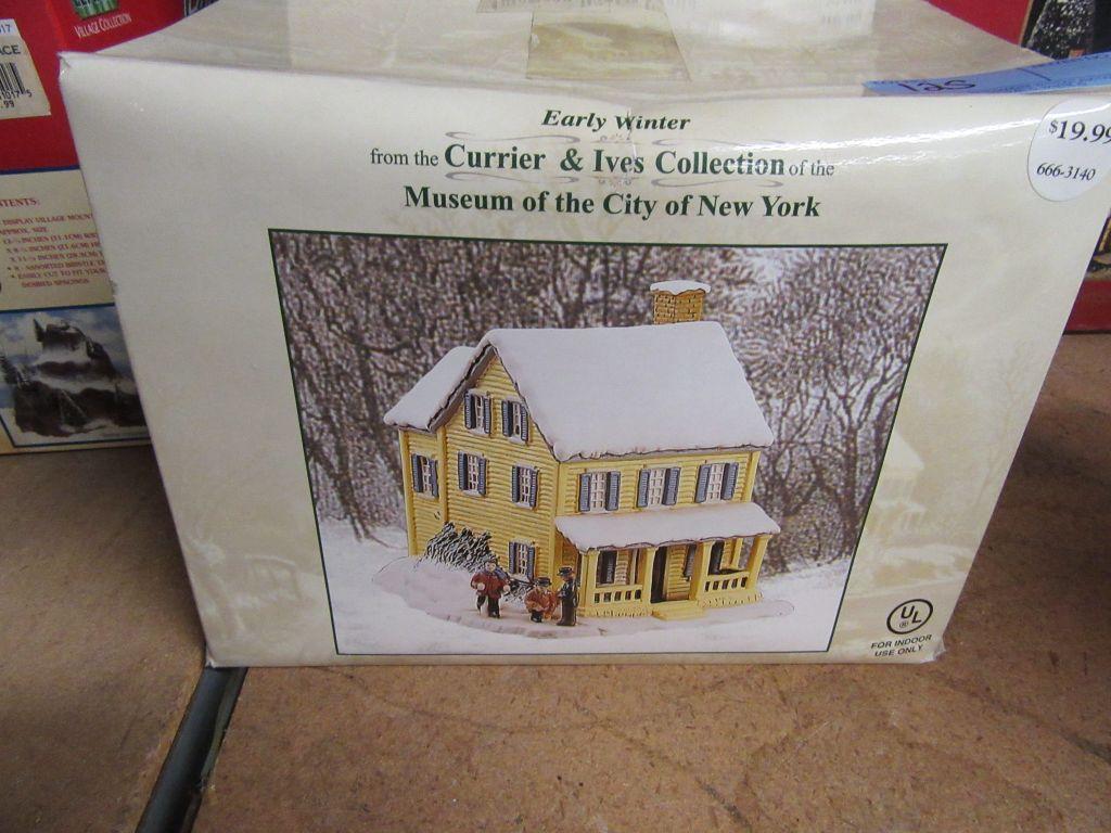 2 AMERICAN WINTER SCENES AND 1 EARLY WINTER FROM THE  CURRIER AND IVES COLL