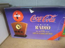 COCA-COLA AM FM RADIO FEATURING THE RED DISC ICON