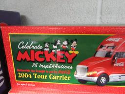 COCA-COLA 2004 TOUR CARRIER CELEBRATE MICKEY AND 2000 HOLIDAY HELICOPTER CA