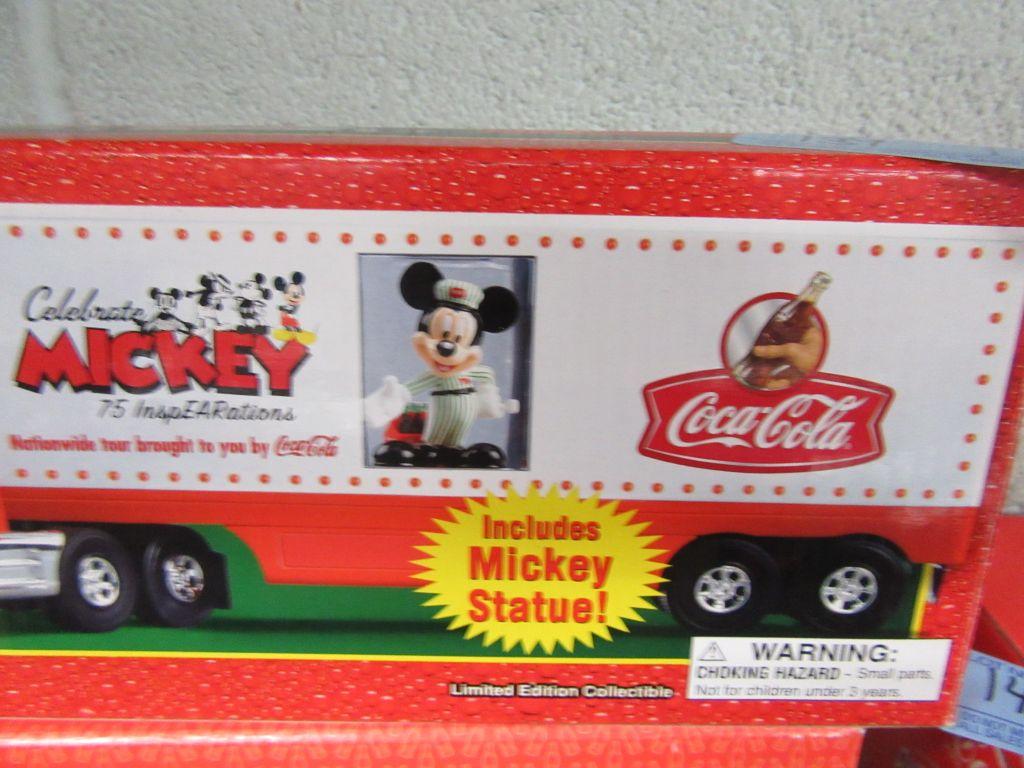 COCA-COLA 2004 TOUR CARRIER CELEBRATE MICKEY AND 2000 HOLIDAY HELICOPTER CA