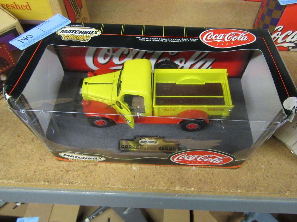 MATCH BOX COLLECTIBLES COCA-COLA DODGE POWER WAGON