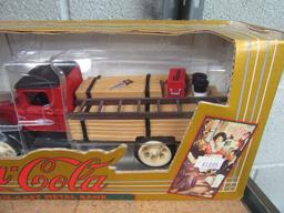 COCA-COLA DIE CAST METAL TRUE VALUE BANK TRUCK