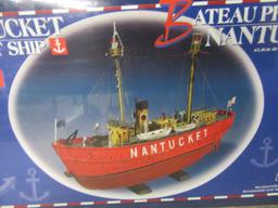 NANTUCKET LIGHT SHIP MODEL. NEVER BEEN OPEN